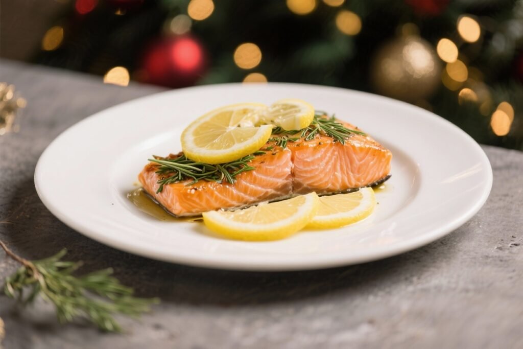 The Best Christmas Eve Lemon Herb Salmon – Quick and Easy