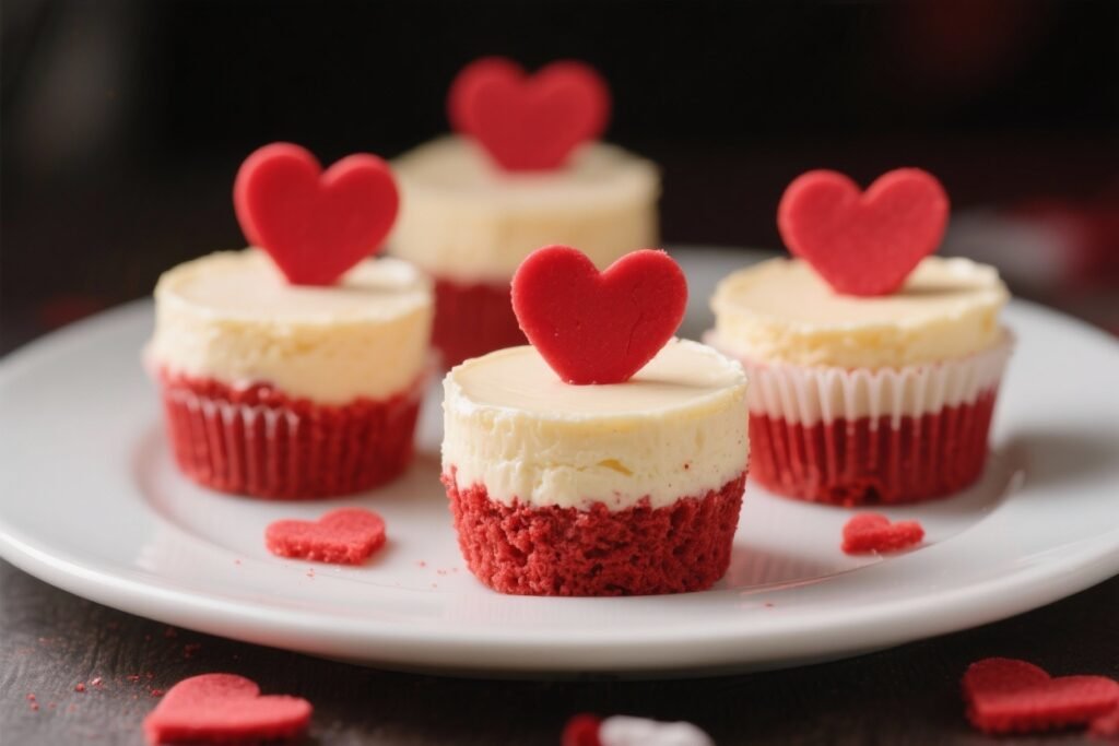 Valentine’s Day Red Velvet Cheesecake Cups – Creamy, Festive, and Easy