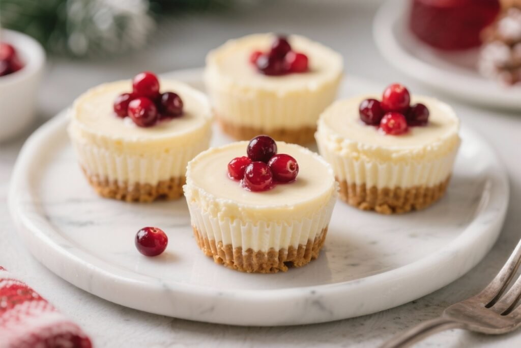 Easy Christmas Cranberry Cheesecake Cups – Quick and Delicious