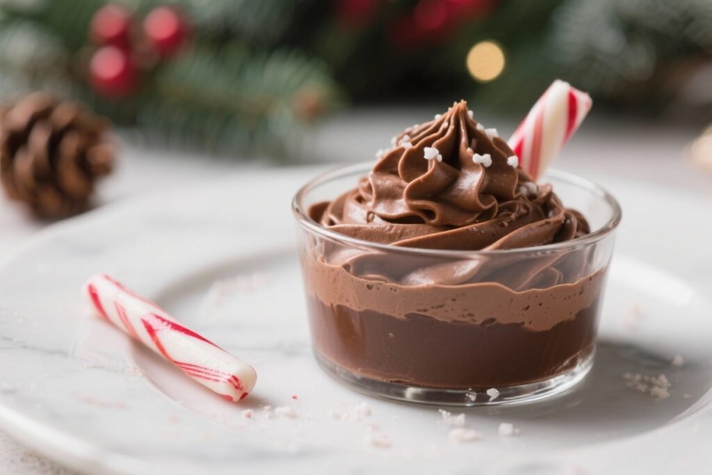 Easy Christmas Chocolate Peppermint Mousse – Festive and Quick